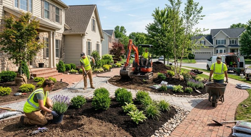 Landscape Border Installation